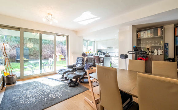 Rez-de-ch. avec jardin à vendre a Woluwe-Saint-Lambert
